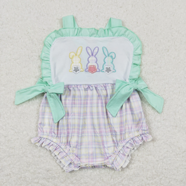 RTS matching easter bunny embroideried clothing