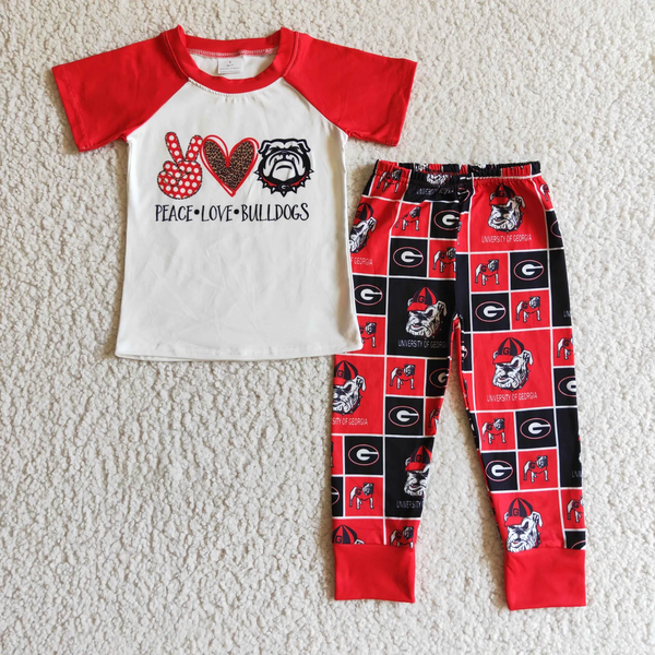 RTS kids clothes state dog kids pants set matching clothes