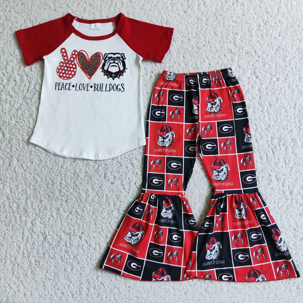 RTS kids clothes state dog kids pants set matching clothes