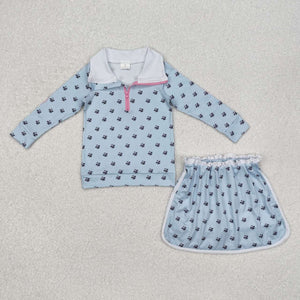 RTS baby girl clothes girl skirt set winter outfit