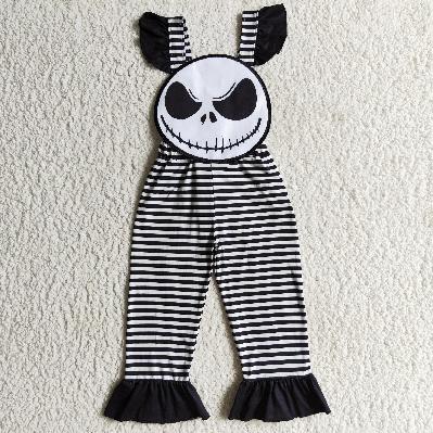 GLP0310 kids clothes girls black halloween boutique kids clothing