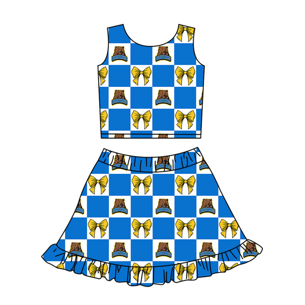 Produce order MOQ:5pcs each design  kids state summer clothing set matching clothes 5 sports clothes 102