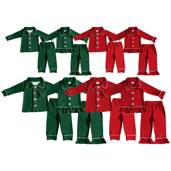 Preorder MOQ 5 pcs Each Style Christmas Family Pajamas Sibling Matching Clothes-2026.8.27