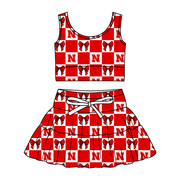 Produce order MOQ:5pcs each design  kids state summer clothing set matching clothes 3 sports clothes