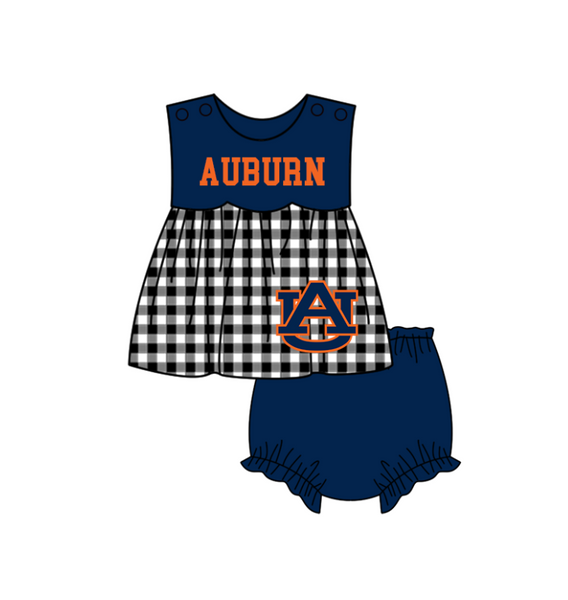 Produce order MOQ:5pcs each design  kids state summer clothing set matching clothes A107