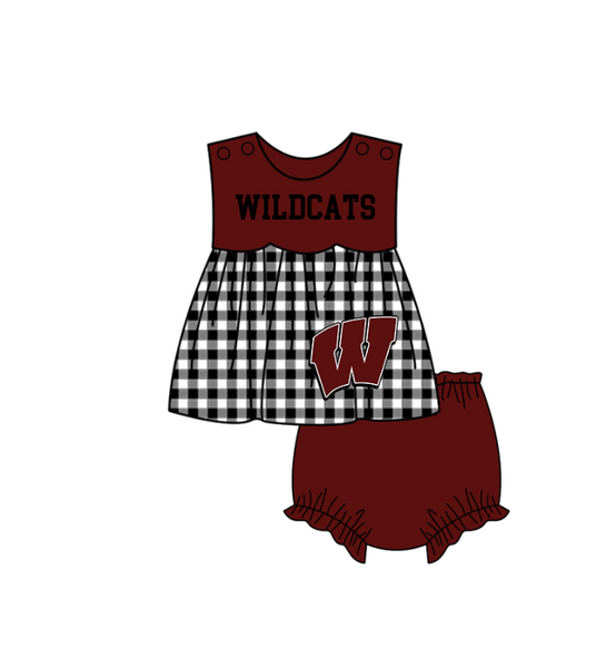 Produce order MOQ:5pcs each design  kids state summer clothing set matching clothes A102