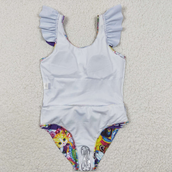 S0041 baby girl clothes cartoon swimsuit swimwear