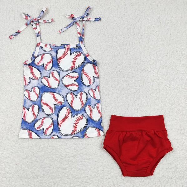 GBO0104 baby clothes baseball summer bummies set-promotion 2025.6.7 $5.5