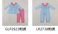 RTS kids matching clothing embroidered mallard print clothing girl winter clothing-2025.11.27