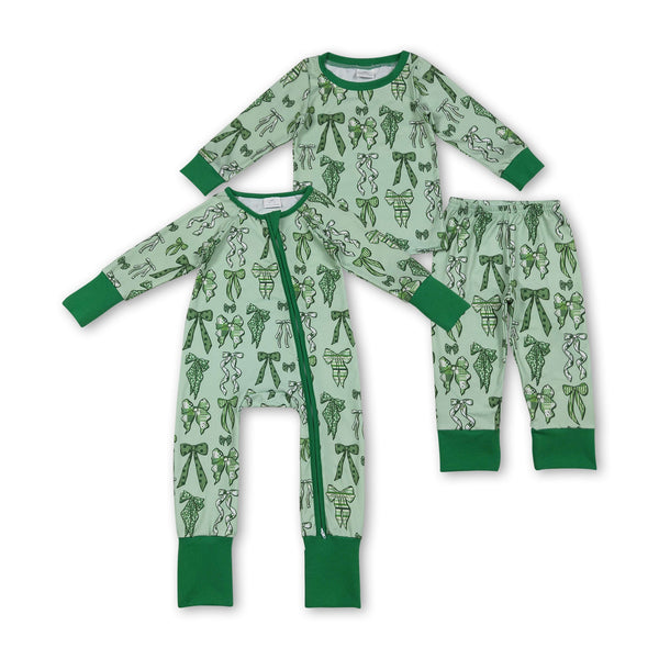 RTS kids matching clothing bows print clothing girl winter clothing-2025.9.29