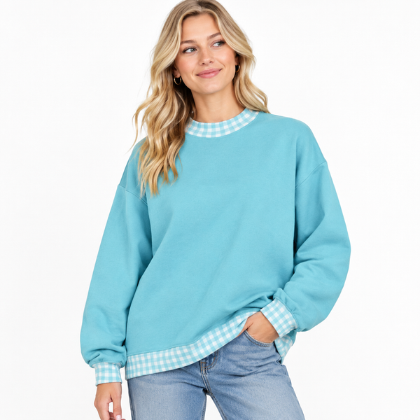 RTS S-2XL Adult Women Clothes Sweater Shirt Oversize Winter Top