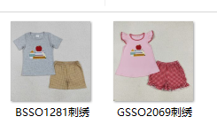 RTS baby clothes baby summer set  back to school baby summer shorts set-2025.6.21