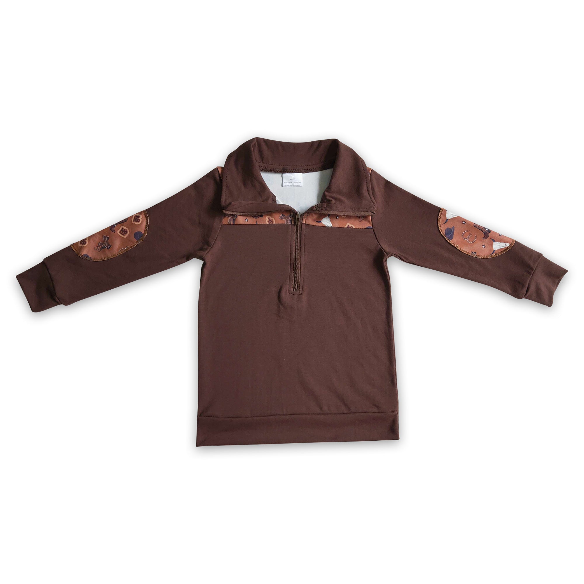 BT0111 baby boy clothes brown winter shirt-promotion 2024.12.14 $5.5