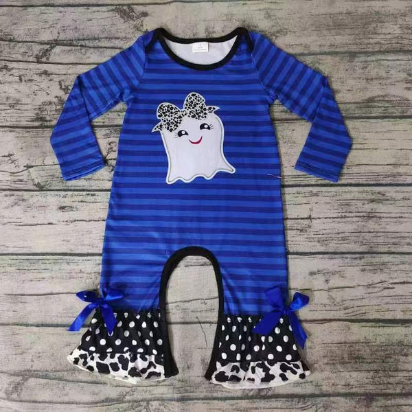 LR0067 baby girl clothes halloween girl ghost romper