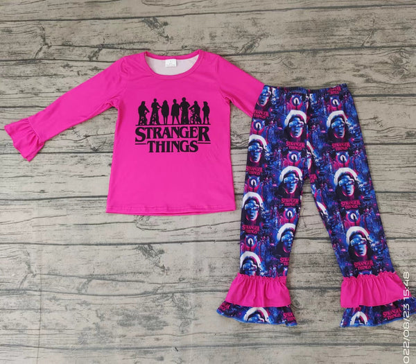 GLP0176 toddler girl clothes hot pink girls boutique outfits-promotion 2024.10. 12 $5.5