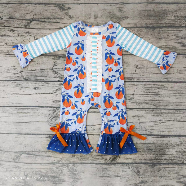 LR0172 winter clothes fruit long sleeve stripe romper-promotion 2025.11.8 $5.5