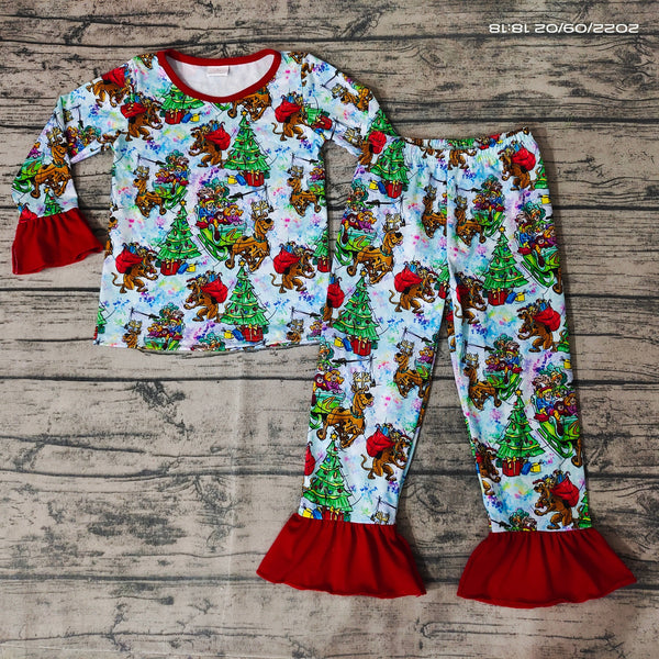 GLP0242 baby girl clothing sleepwear girl christmas pajamas-promotion 2024.10.19 $5.5