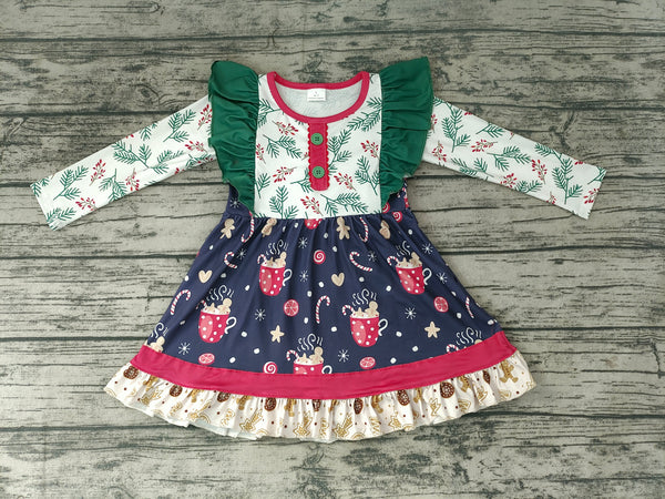 GLD0142 baby girl clothes cup christmas dress-promotion 2024.11.30 $5.5