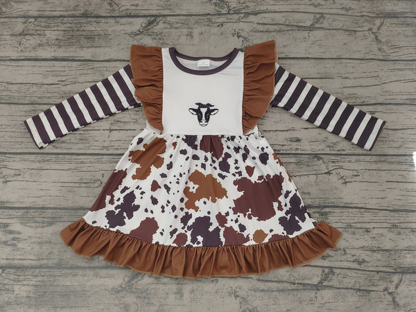 GLD0126 toddler girl clothes cow winter dress-promotion 2024.11.30 $5.5