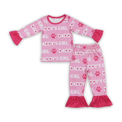 GLP0352 baby girl clothes daddy's girl winter outfits-promotion 2025.1.11 $5.5