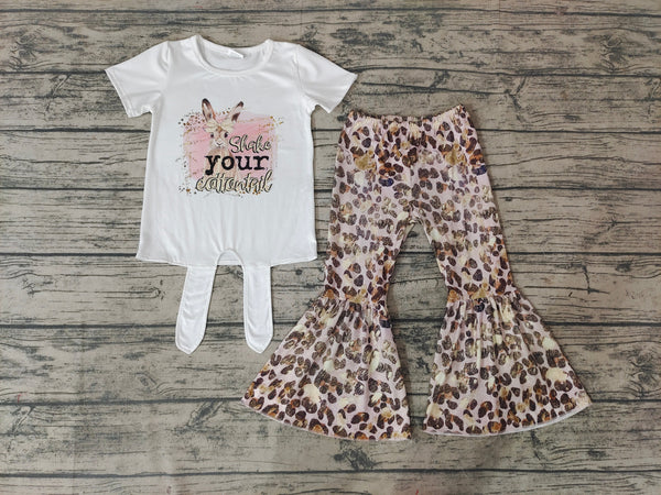 GSPO0354 baby girl clothes bells set bunny easter outfits