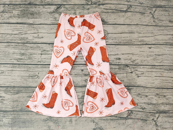 P0060 baby girl clothes bell bottom pant