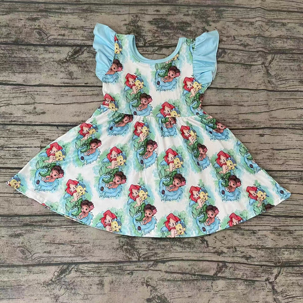 GSD0209 baby girl clothes mermaid dress girl summer dress-promotion 2024.6.29 $5.5