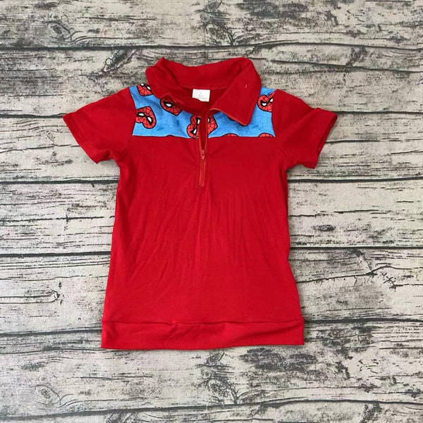 BT0158 kids clothes red cartoon summer tshirt-promotion 2024.12.14 $5.5