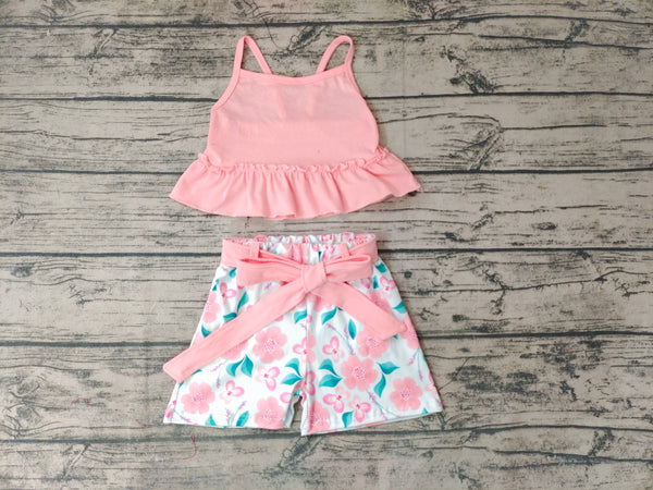 GSSO0196 kids clothes girls floral summer outfits-promotion 2024.6.15 $5.5