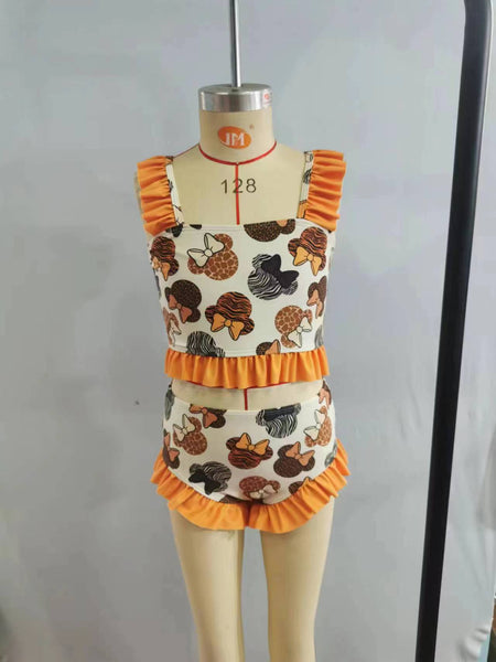 S0046 baby girl clothes summer swimsuit swimwear 1