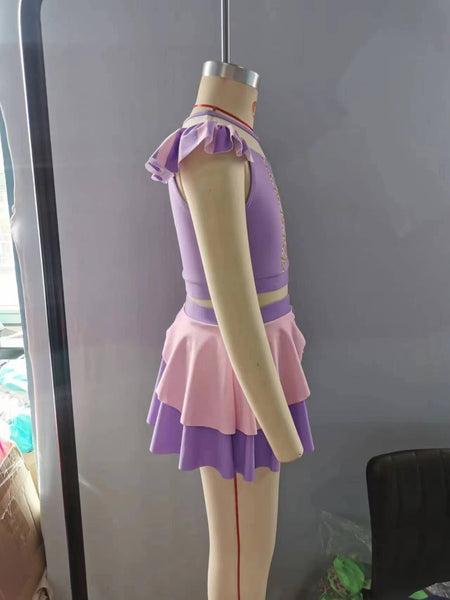 S0145 baby girl clothes princess girl swimwear toddler girl summer swimsuit