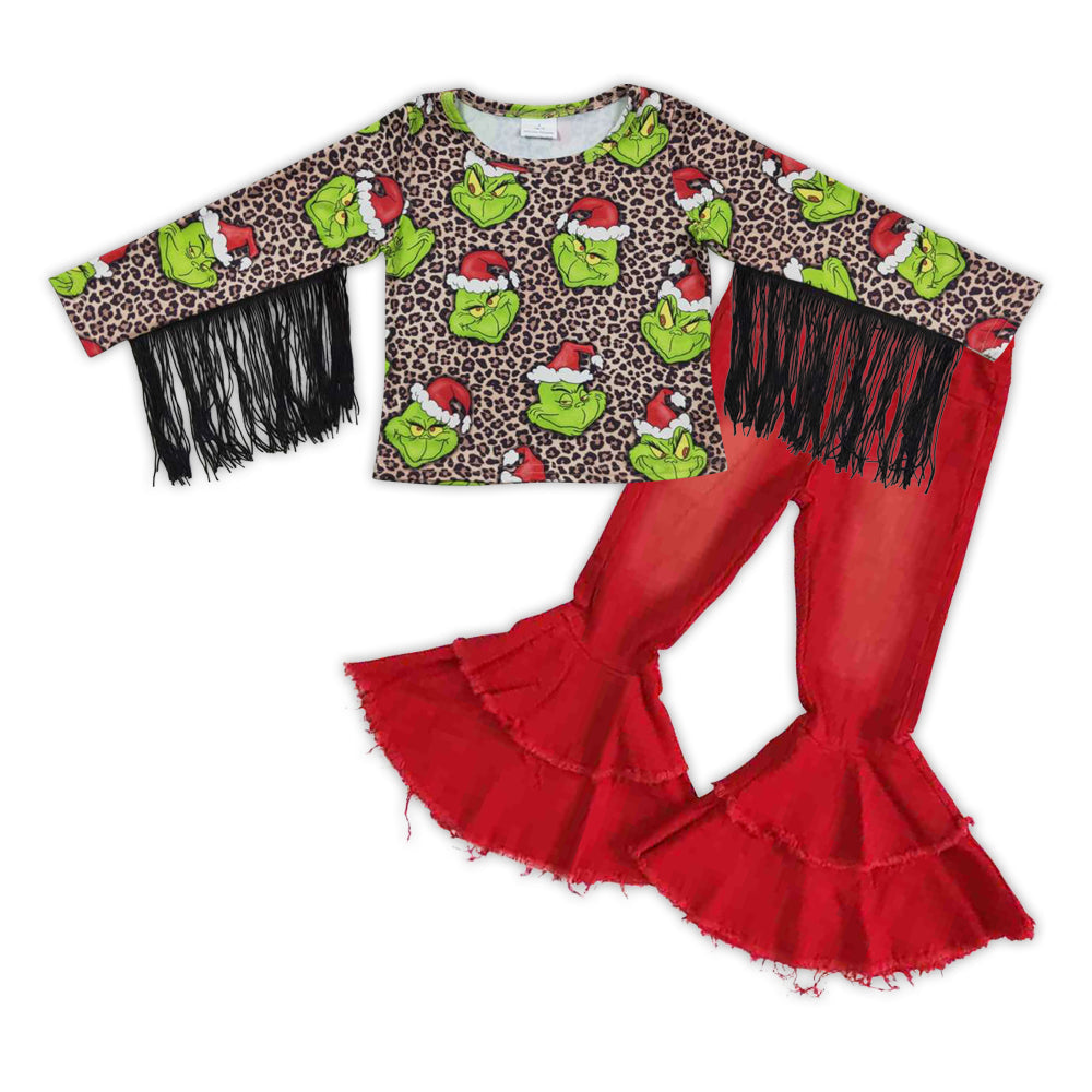 GLP0598 baby girl clothes girl christmas outfit