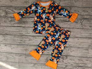 Custom order MOQ:5pcs each design toddler boy clothes boy pajamas set