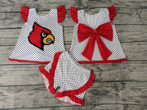 custom order MOQ:3pcs each design girl state summer shorts set 1