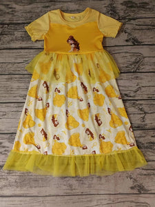 Custom order MOQ:3pcs each design toddler girl clothes princess dress 3