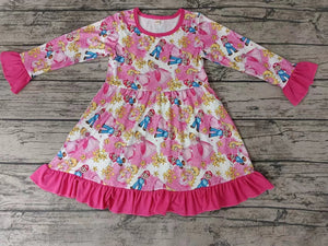 Custom order MOQ:3pcs each design toddler girl clothes princess dress 11