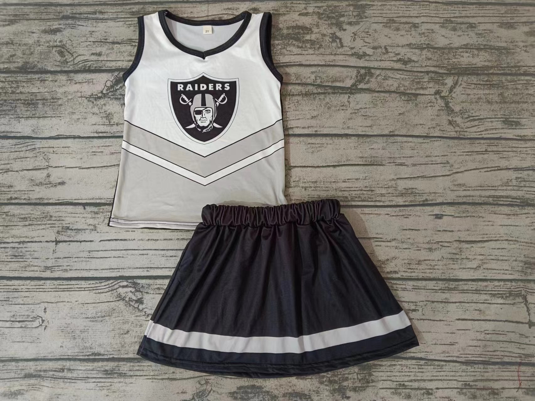 Custom order MOQ:3pcs each design state cheerleading uniforms girl summer skirt set 29