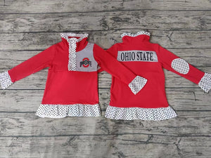 Custom order MOQ:3pcs each design toddler state winer top 401