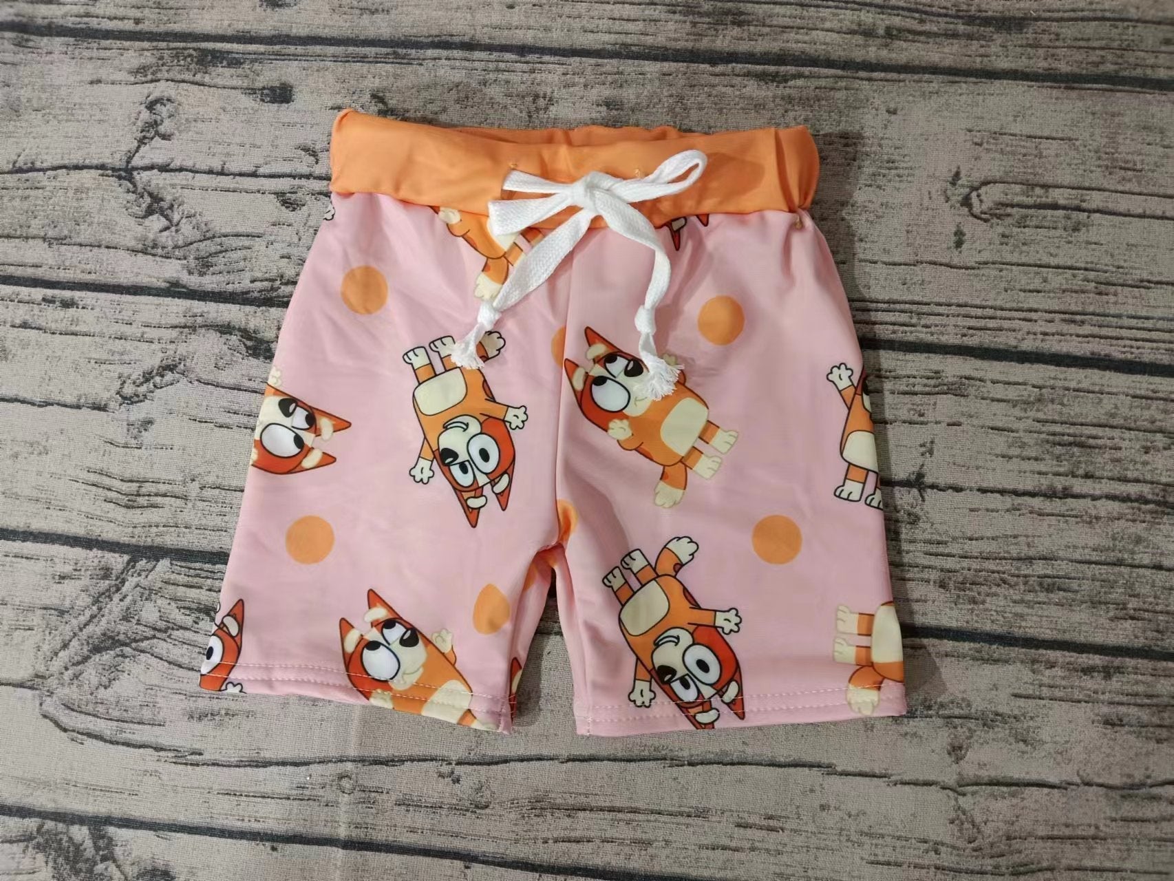 Custom order MOQ Sizes each design baby  boy clothes cartoon boy summer shorts(milk silk)