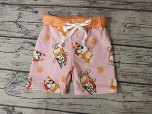 Custom order MOQ 3pcs each design baby  boy clothes cartoon boy summer shorts(milk silk)