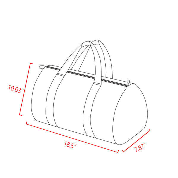 RTS BA0262 grey camouflage print duffle bag