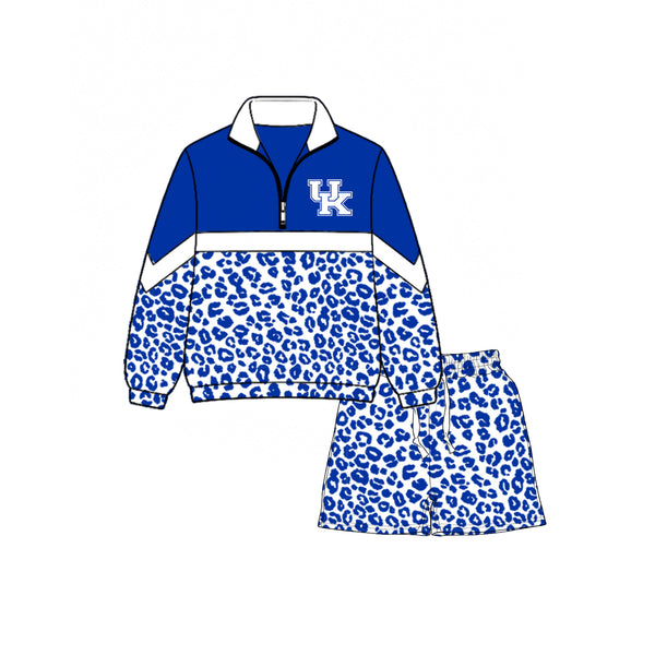 Custom order MOQ:5pcs each design kids boy winter outfit long sleeve shorts set state winter clothes 5