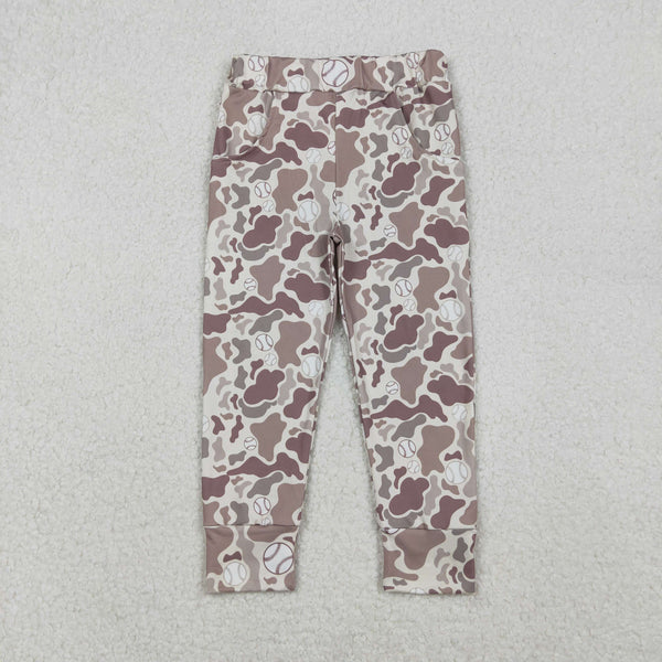 P0875 RTS boy winter pants camo baseball winter bottom