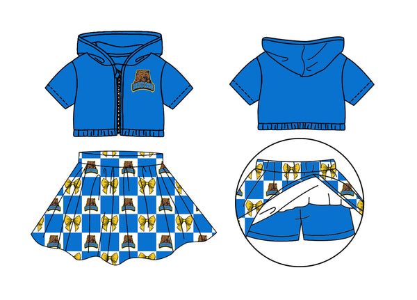 Produce order MOQ:5pcs each design  kids state summer clothing set matching clothes 5 sports clothes 102