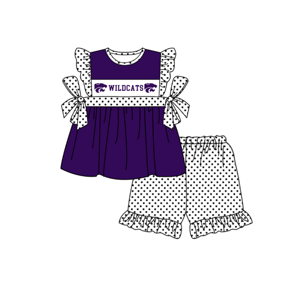 Produce order MOQ:5pcs each design  kids state summer clothing set matching clothes 913