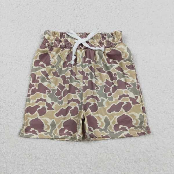 RTS  Matching clothing toddler clothes camo print shorts baby boy summer shorts-2026.3.23