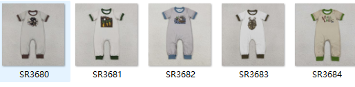 RTS kids matching clothing hunting print clothing baby boy summer romper-2026.2.5