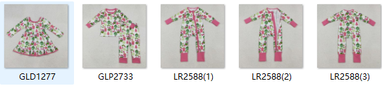 RTS kids matching clothing cartoon print clothing girl christmas winter clothing-2025.9.26