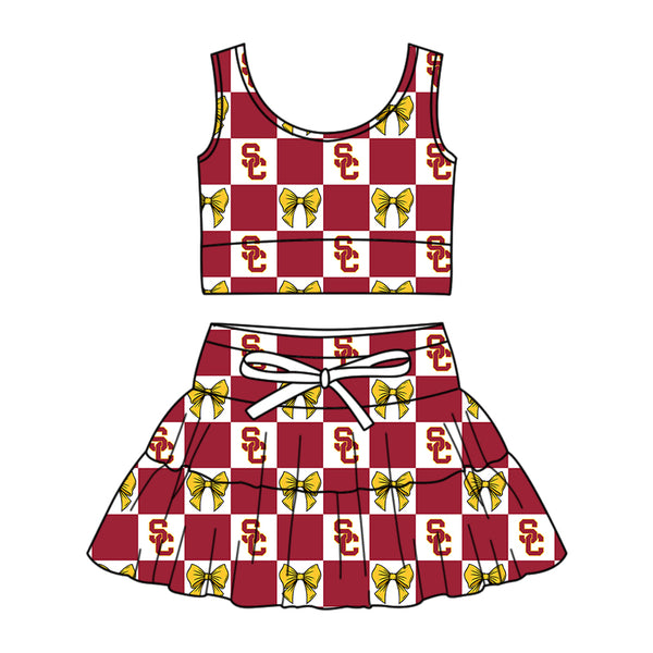 Produce order MOQ:5pcs each design  kids state summer clothing set matching clothes 5 sports clothes 103