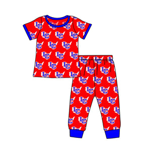 custom order MOQ:5pcs each design state boy outfit 1